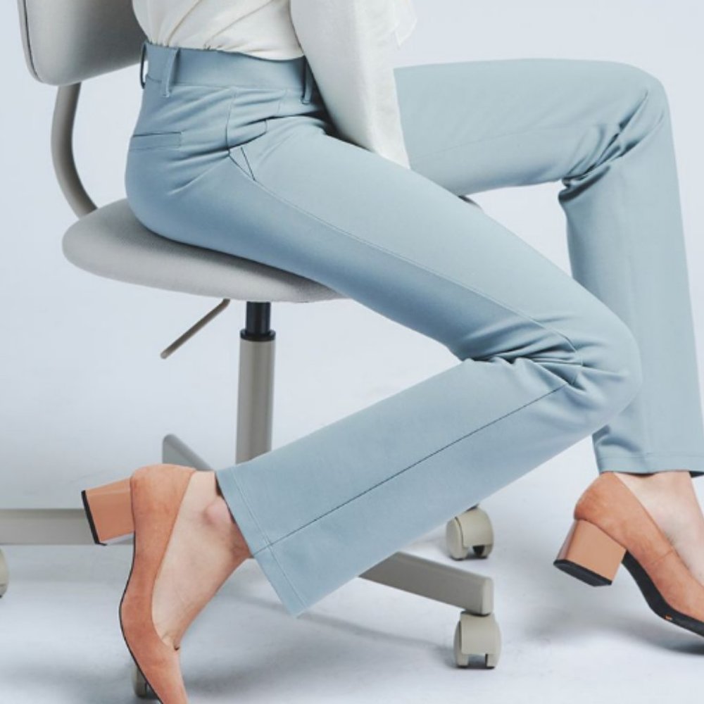 Betabrand Straight Leg Dress Pant Yoga Pants